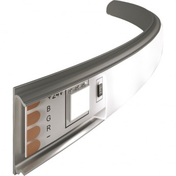 Гибкий алюминиевый профиль ELEKTROSTANDARD LL-2-ALP012 для светодиодной ленты серый