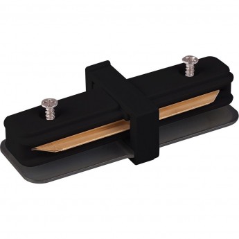 Коннектор прямой для однофазного шинопровода ELEKTROSTANDARD TRC-1-1-I-CH черный