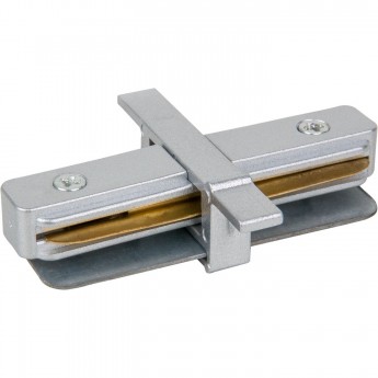 Коннектор прямой для однофазного встраиваемого шинопровода ELEKTROSTANDARD TRCM-1-I-WH серебряный