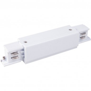 Коннектор прямой для трехфазного шинопровода ELEKTROSTANDARD TRC-1-3-I-WH белый