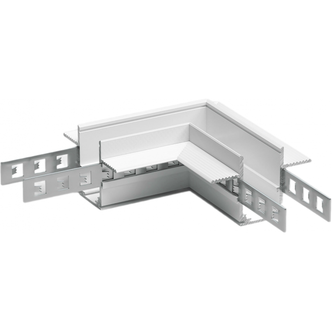 Коннектор угловой ELEKTROSTANDARD SLIM MAGNETIC для встраиваемого шинопровода под ГКЛ 9,5мм (белый) 85214/00 a067509