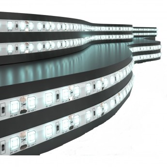 Лента светодиодная ELEKTROSTANDARD 12V 9,6W 120LED 2835 IP65 холодный белый 5м Лента светодиодная ELEKTROSTANDARD 12V 9,6W 120LED 2835 IP65 холодный белый 5м