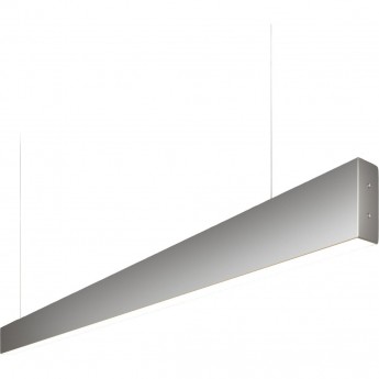 Линейный светодиодный подвесной односторонний светильник ELEKTROSTANDARD 101-200-30-128 128см 25Вт 4200К серебряный