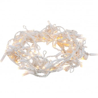 Праздничная гирлянда бахрома ELEKTROSTANDAR 100-101 теплый белый с эффектом мерцания 3*0,6м