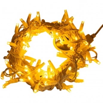 Праздничная гирлянда нить ELEKTROSTANDAR 400-101 теплый белый с эффектом мерцания 10м