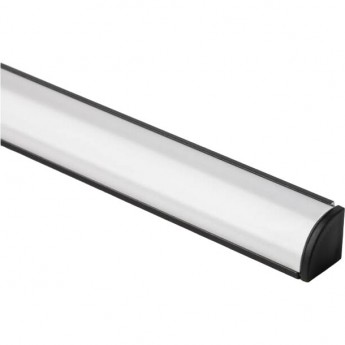 Угловой алюминиевый профиль для светодиодной ленты ELEKTROSTANDARD LL-2-ALP008 черный/белый