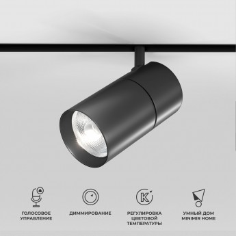 Умный трековый светильник ELEKTROSTANDARD SLIM MAGNETIC 20W 2700-6500K Dim R03 (черный) Умный трековый светильник ELEKTROSTANDARD SLIM MAGNETIC 20W 2700-6500K Dim R03 (черный)