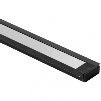 Встраиваемый алюминиевый профиль для светодиодной ленты ELEKTROSTANDARD LL-2-ALP007 черный/белый