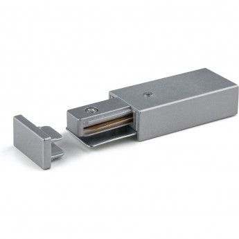 Ввод питания и заглушка торцевая для однофазного шинопровода ELEKTROSTANDARD TRP-1-1-CH серебряный